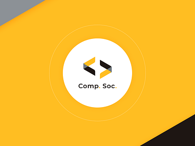 Comp Soc logo design brand and identity branding design flat graphic graphic design identity identity design logo typography vector