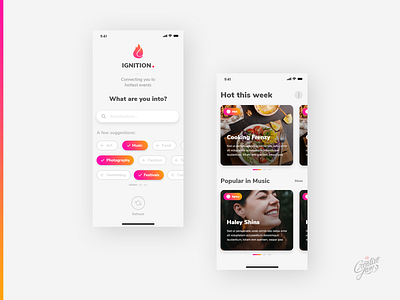 Screens from CreativeJam (#1) adobe adobe xd app design design digital design events app graphic graphic design london madewithadobexd material design ui vector visual design