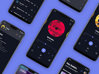 Music player mockups android app design app design design digital design material design material design 2 mockup psd mockups music app ui music player product design ui design visual design