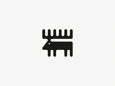 deer john animation branding brandmark design icon logo minimal sign symbol vector