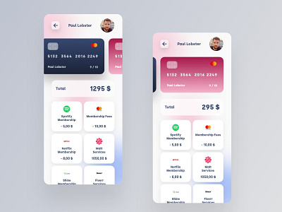 Banking App UI Design