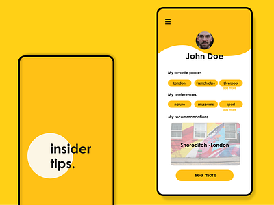 Insider tips : mobile app