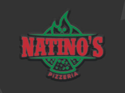 nationo's pizzeria graphicdesign logodesign pizzeria