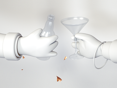 ... and they met 3d acrime animation cartoon cinema4d clay design illustration motion render