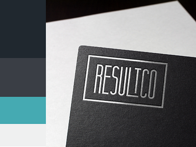Resultco Concept - Work In Progress badge branding concept design logo mid century retro retro badge typography