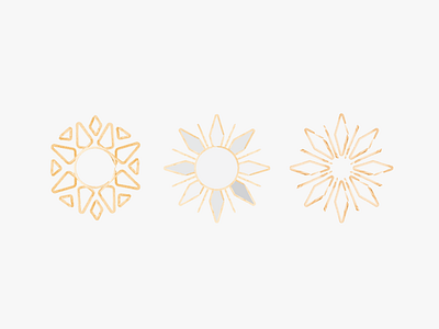 Geometric Sun Icons badge branding concept concepting design geometric design icon illustration logo logo a day logo concepts logo design logo design branding sun sun icon sun logo vector