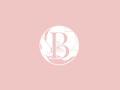 Floral "B' Lettermark b letter b logo badge branding concept design floral icon icon artwork illustration logo vector