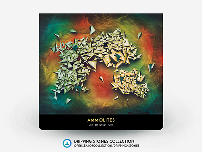 Ammolites - NFT Artwork abstract abstract art animation art artwork digital art digital artist digital design illustration nft nftart nfts