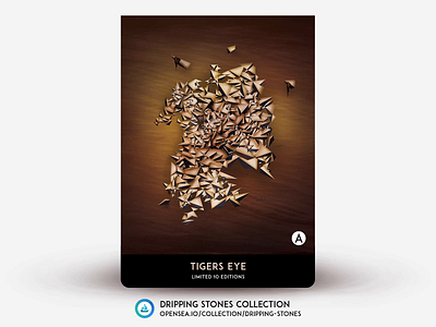 Tiger's Eye abstract abstract art after effects aftereffects animation art brown crypto crypto art cryptoart digital digital painting digitalart illustration nft nft art nftart shape shape animation vector