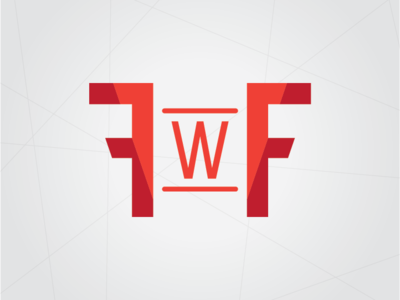 Fitter with Friends (FWF) Logo branding design logo vector