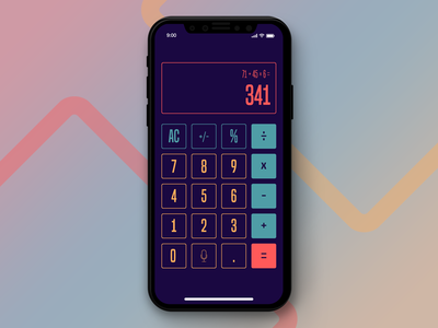 Calculator [Daily UI / Day 004] 004 dailyui dailyui004 design