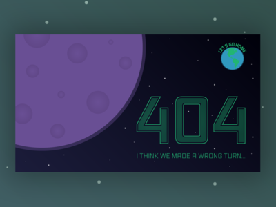 404 Page [Daily UI / Day 008]