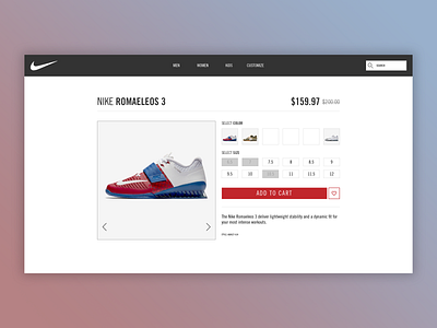 eCommerce Shop [Daily UI / Day 012]