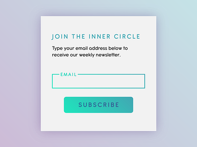 Subscribe [Daily UI / Day 026] 026 dailyui dailyui026 design ui