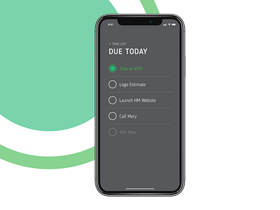 ToDo List [Daily UI / Day 042] 042 app dailyui dailyui042 design ui