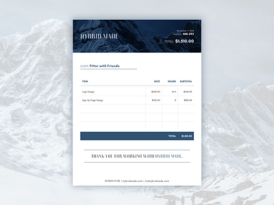 Invoice [Daily UI / Day 046] 046 dailyui dailyui046 design graphic design ui