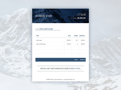 Invoice [Daily UI / Day 046]