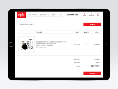 Shopping Cart [Daily UI / Day 058] 058 dailyui dailyui058 design graphic design ui web web design