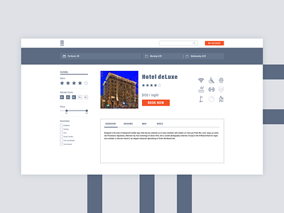 Hotel Booking [Daily UI / Day 067] 067 dailyui dailyui067 design graphic design ui web web design