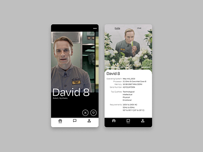 Daily UI 006 -  UserProfile: Dating App for Androids and Cyborgs