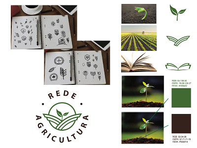 Rede Agricultura | Branding branding design flat illustration logo logotipo minimal typography