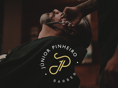 Júnior Pinheiro | Branding barber barbershop branding branding and identity branding design creative design logo logotipo minimal minimalism