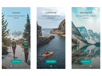 Onboarding 023 dailyui design outdoors ui ux