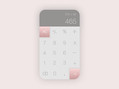 Calculator 004 dailyui design ui ux