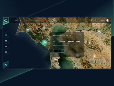 Cyber Dashboard - Attack Map