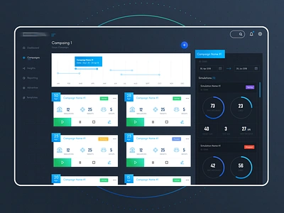 Cyber Security Platform - Phishing b2b cyber cybersecurity dark darkmode dashboad dashboard app dashboard ui desktop app desktop application phishing product design productdesign saas software system ui ui design ux design