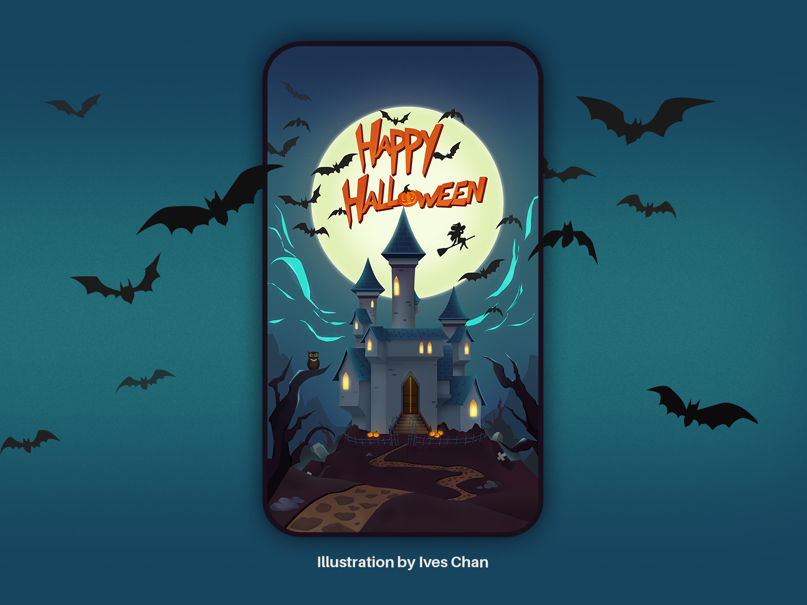 Happy Halloween by Iveschan on Dribbble