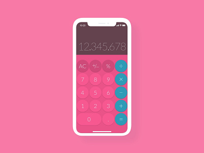 Daily UI 004 - Calculator app calculator dailyui dailyui 004 design ui