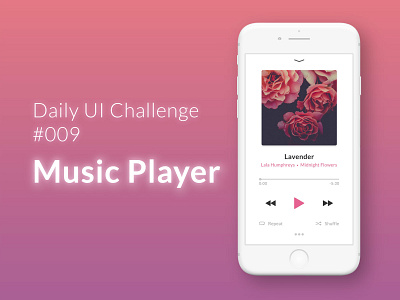 Daily UI 009 - Music Player