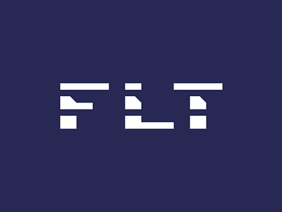 FLT logo abstract geometric minimalist modern monogram solid strong symbol