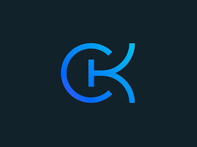 CK monogram abstract c letter ck monogram geometric k letter lines minimal minimalist modern monogram
