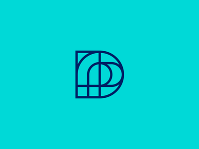 Abstract and geometric monogram