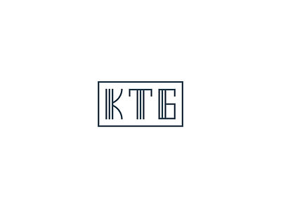 KTG letters geometric letters minimal