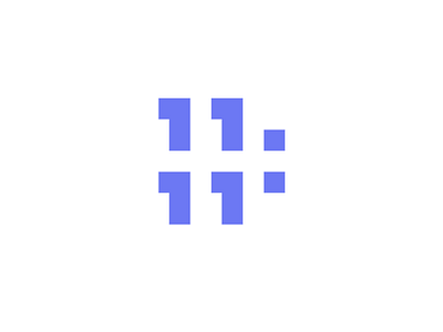 11:11 design geometric minimal minimalist modern solid strong symbol