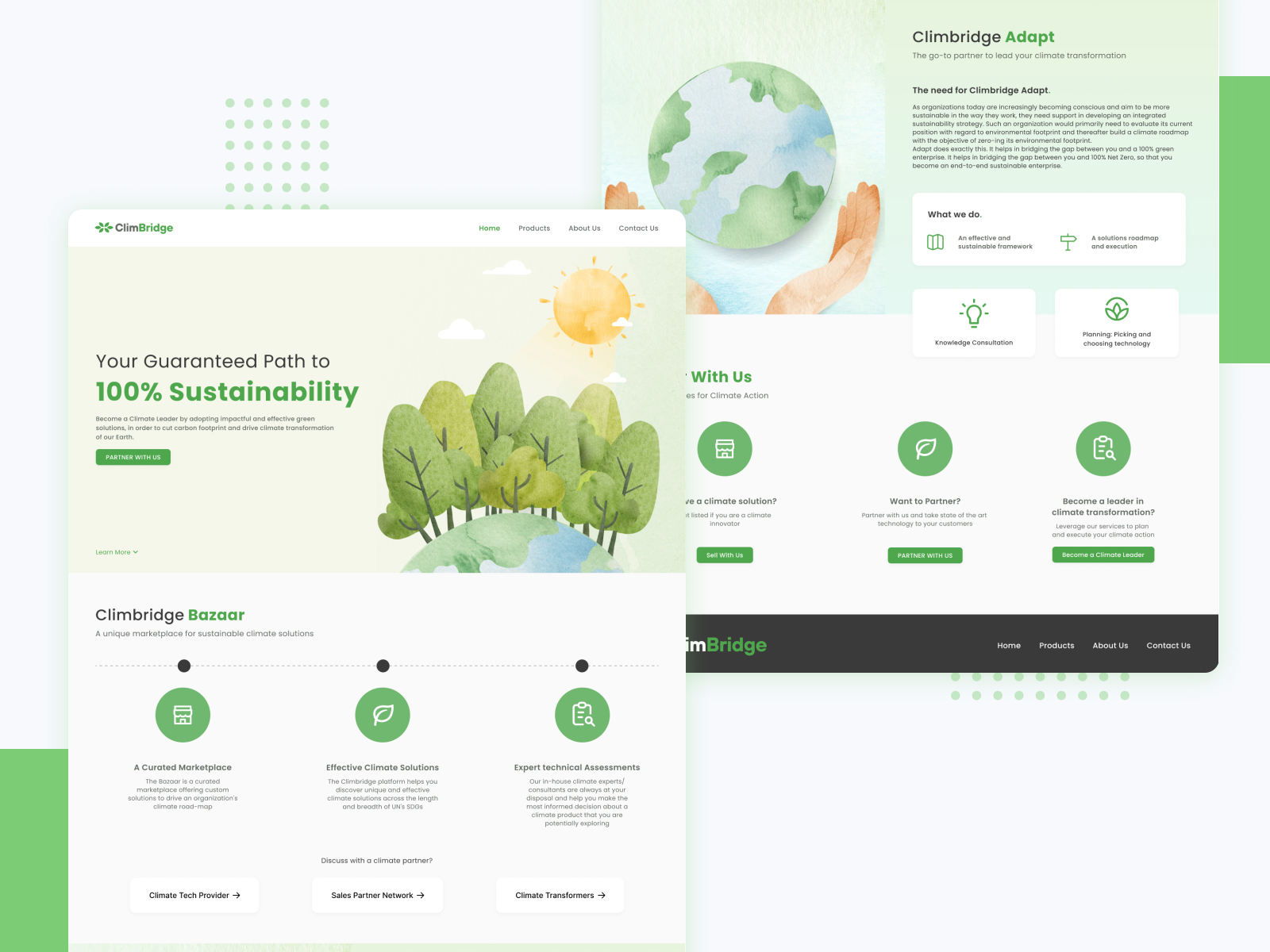 Climbridge Website Design by Ganesh Sekhar on Dribbble