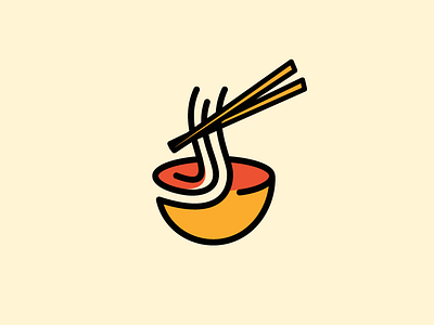My Noodle logo brand design food japan logo mark noodle ramen restaurant sale