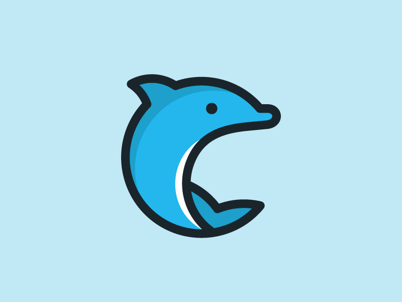 Dolphin C by Teddy Yulianto on Dribbble