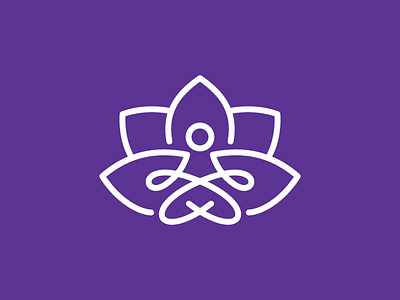 Yoga Lotus beauty brand design health identity logo mark mono line sale wellness yoga