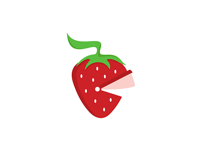 Strawberry Knight brand design identity knight logo mark sale security strawberry warrior