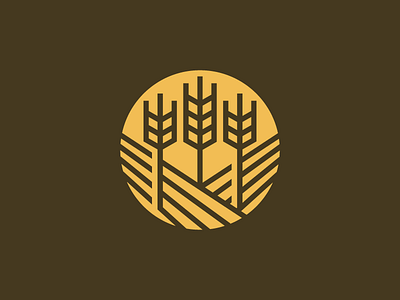 Wheat Field bakery brand design farming field garden identity logo nature plant sale wheat