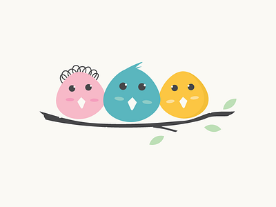 Cute Baby Bird animal baby bird child cute design friendly funny logo morning playful sale