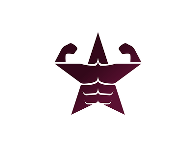 Stargym apps brand brave clean design excercise gym identity illustration logo mark modern sale simple star startup strong vector