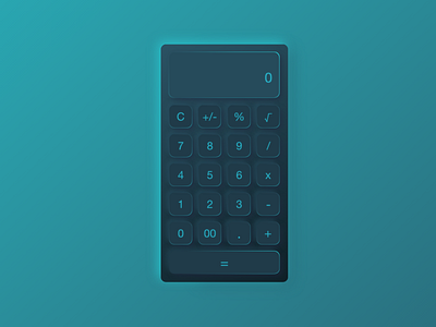 calculator 004 calculator dailyui neumorphic neumorphism