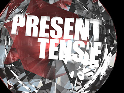 Present Tense Alt Logo 3d cinema 4d logo present tense typography