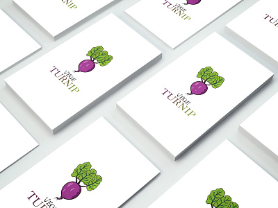 Turnip card icon leaf logo turnip vegetable