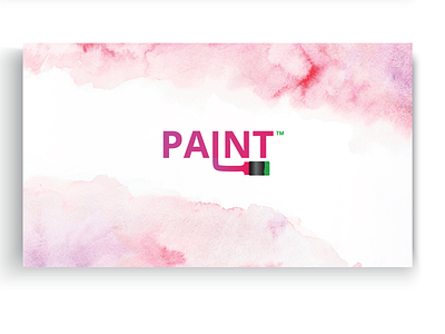 Paint Business Card Front